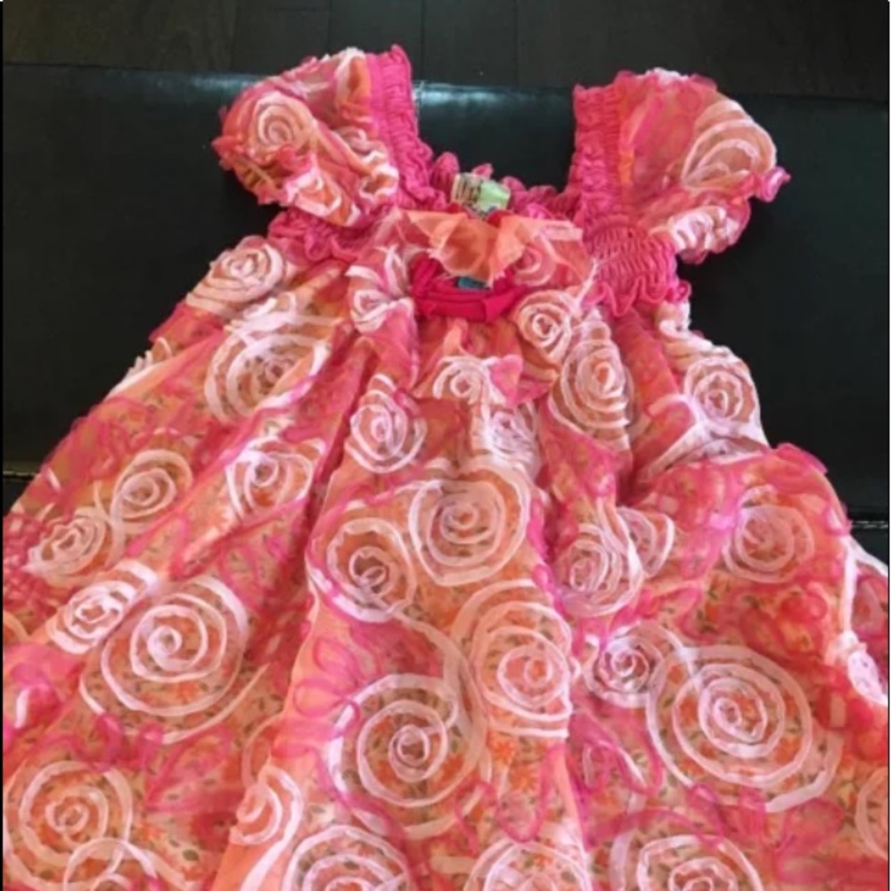Twigs & twirls pink dress